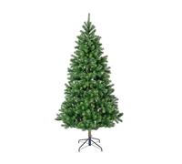 Everlands_Kenmore fir_Árbol de Navidad Artificial_210cm_Aspecto Natural_pie Estable de Metal_971 Puntas de PE y PVC_diametro 120cm