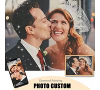 Evershine-pintura de diamante personalizada, bordado de diamantes cuadrado completo, foto propia, mosaico, Kit de punto de cruz, arte, decoración del hogar Broca Cuadrada Completa 40X80CM