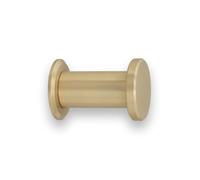 EVI Herrajes Percha de Baño | Colgador de Pared de Latón | Acabado Mate | Para Colgar Ropa, Abrigos o Toallas| Toallero con Tornillo Invisible | 190CBLMT
