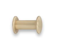 EVI Herrajes Percha de Baño | Colgador de Pared de Latón | Acabado Mate | Para Colgar Ropa, Abrigos o Toallas | Toallero con Tornillo Invisible | 188CBLMT