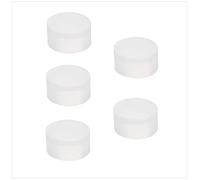EVI Herrajes | Recambio para Tope Adhesivo de Pared para Puertas | Pack 5 Unidades | Repuesto Original | Goma de Silicona Color Blanco | Compatible con Modelo I-205