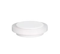 EVI Herrajes | Tope de Puerta Adhesivo | Ø35x12mm | Acero Inoxidable Lacado Blanco - Goma Blanca | Gran Adhesión | 100% Funcional | Mod. 04020335X12BBL