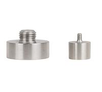 EVI Herrajes |Tope de Puerta con Retenedor| KIT Prolongador de Altura de 13mm| Para Puertas con Altura al suelo mayor de 18mm | Acero Inoxidable | Compatible Modelo I-152