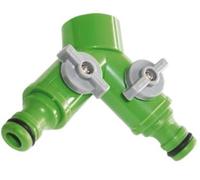 Evila - Adaptador grifo 2 salidas diámetro 3/4" blist