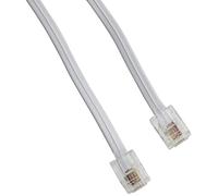 Evila - Prolongador macho-macho 6p4 contactos 2.5m blanco