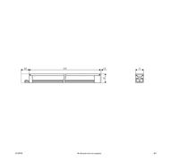 EVN Luminaria LED Bordo de aluminio, largo 31 cm
