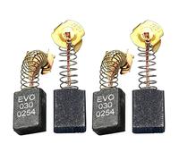 EVO030-0254 - Paquete de 8 cepillos de carbono para sierra ingletadora Evolution, cepillos de repuesto de grafito semicobre de 6 x 11 x 15 mm, EVO030-0254 compatibles con herramientas eléctricas de
