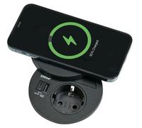 Evoline® Circle80 DisQ, elemento de enchufe, con toma de corriente Schuko