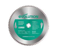 Evolution Power Tools Hoja de sierra A355TCT-80CS 355 mm 80 dientes punta de carburo para aluminio