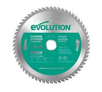 Evolution A210TCT-60CS Hoja de sierra de 210 mm de Evolution para cortar aluminio: la hoja de sierra de metal con punta de carburo no genera calor, rebabas ni chispas