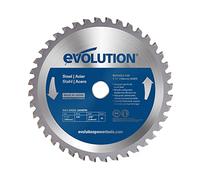 Evolution Hoja de 185 mm M185TCT-40CS de Evolution para cortar acero dulce: la hoja de sierra de metal con punta de carburo y 40 dientes no genera calor, rebabas ni chispas