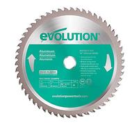 Evolution Hoja de sierra de 255 mm A255TCT-80MS de Evolution para cortar aluminio: la hoja de sierra de metal con punta de carburo no genera calor, rebabas ni chispas