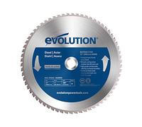 Evolution Hoja de sierra de 305 mm M305TCT-60CS de Evolution para cortar acero dulce: la hoja de sierra de metal con punta de carburo y 60 dientes no genera calor, rebabas ni chispas