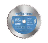 Evolution Hoja de sierra de 355 mm (T355TCT-90CS) de Evolution para cortar acero fino: la hoja de sierra de metal con punta de carburo no genera calor, rebabas ni chispas
