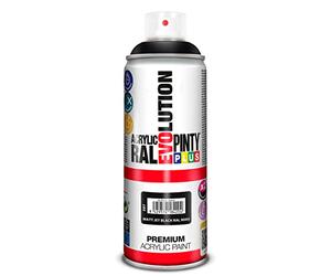 Evolution pinty p. M123011 - Pintura spray acrilica 520 cc negro mate