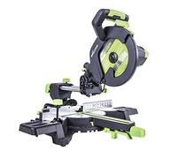 Evolution Power Tools F255SMS Sierra ingletadora deslizante multimaterial, Corta acero dulce, aluminio, plástico, madera con clavos incrustados, 255 mm (230V)
