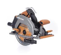 Evolution Power Tools R185CCS-Li Sierra circular sin cable y sin escobillas 18v Li-Ion Incluye hoja TCT Multi-Material, Corta Madera, Metal, Plástico y Más, Guía Incluida, Batería No Incluida, 185mm