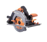 Evolution Power Tools R185CCSX-Li Sierra circular sin cable compatible con carril 18v Li-Ion, sin escobillas, Incluye hoja TCT Multi-Material, Corta Madera, Metal, Plástico, Batería no incluida, 185mm