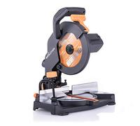 Evolution Power Tools Ingletadora R210CMS Multimaterial – 210 mm, corta acero, aluminio y madera