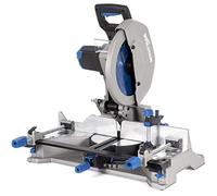 Evolution Power Tools S355MCS Sierra Tronzadora/Ingletadora | Sierra de Corte| Rango de inglete +/- 46˚ | 355 mm Sierra Ingletadora para corte de metal de 230 V en tareas pesadas
