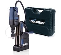 Evolution Power Tools Taladro magnético Evolution Power Tools S28MAG Taladro Magnético Industrial para Acero | Taladro de Base Magnética de Alta Resistencia, Fuerte Adhesión Magnética,