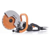 Evolution R255DCT: Amoladora eléctrica de corte con disco de 2000W | Sierra para hormigón de 255 mm | Profundidad de corte de 102 mm, incluye disco de diamante de alta calidad