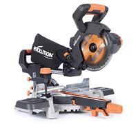 Evolution Sierra ingletadora de Evolution Power Tools con corte multimaterial, Incluye hoja TCT de 185 mm.