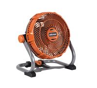 Evolution Ventilador de trabajo inalámbrico portátil de 240 mm R240FAN-Li de Evolution Power Tools: Compacto y potente, con giro ajustable de 360°, iones de litio de 18 V. Batería no incluida.