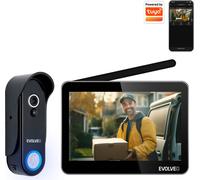 EVOLVEO DoorPhone W7, kit de videoportero inalámbrico con WiFi, monitor