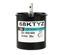 EVTSCAN últimos motores de CA Motor de engranaje síncrono de imán permanente CW/CCW 68KTYZ 220V para generador de bricolaje(5（rpm）)