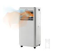 EVVO Aire Acondicionado Portatil Frío y Calor, Clase A, 9.000 BTU, Control Remoto y Temporizador 24h, 4 en 1, Deshumidificador, Ventilación, Hasta 20 m2. (Modelo: CLIMA P9 Frio y Calor)