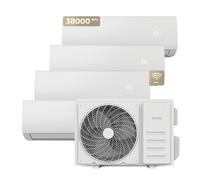 EVVO Aire Acondicionado Split CLIMA Multi 4x1, Conectividad WiFi Sistema inverter, Bomba de Calor, Deshumidific