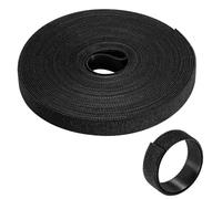 Ewent Bridas, Rollo de 10mx15mm de Bridas Para Cables, Tiras de Cables Reutilizables de Nylon, Ataduras de Cable de Longitud de Corte Libre, Organizador de Cables para Oficina, Hogar, Jardín y Más