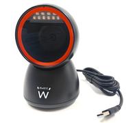 EWENT EW3450 Lector de códigos de barras 1D/2D/QR USB Negro