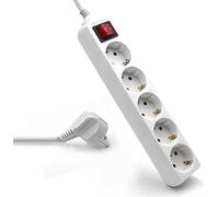 Ewent ew3916 base múltiple 1,5 m 5 salidas ac interior blanco