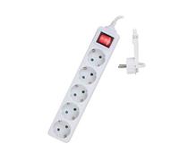 Ewent ew3955 base múltiple 1,5 m 5 salidas ac interior blanco