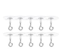 EWUHYFP Colgador Pared Plantas 5-20 ganchos de techo autoadhesivos | Colgadores de pared de alta resistencia, ganchos de tornillo for maceta, gancho de soporte colgante(10PCS)