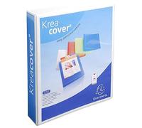Carpeta de anillas Exacompta Kreacover Blanco A4+ (10 Unidades)
