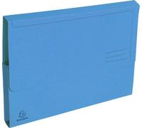 Exacompta, 10 unidades de fundas para documentos en formato A4 (24x32 cm), color azul claro, colección "Forever", referencia 46972E