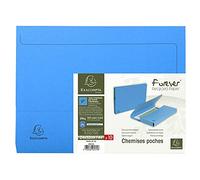 Exacompta 100 carp. de bolsillo con fuelle Forever® Blue Angel azul claro