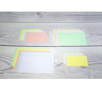 Exacompta, 100 fichas de cartulina Bristol, lisas, sin perforaciones, tamaño 148x210 mm, color verde, modelo 10848SE