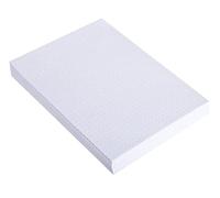 Exacompta - 10700SE - Paquete de 100 tarjetas en papel de aluminio - puntos de cartulina sin perforar - formato 74 x 105 mm - papel Clairefontaine certificado PEFC - color blanco