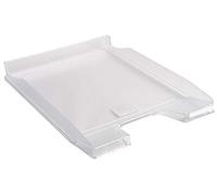 Exacompta - 11423D - juego de 10 bandejas carpetas de fundas COMBO MINI - dimensiones 34,7 x 25,5 x 3,8 cm - para documentos formato A4 + - color cristal - capacidad 250 hojas