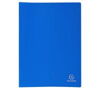 Exacompta 12 carpetas de fundas Opak A4 50 fundas antirreflejos azul claro