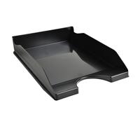 Exacompta - 123014D - juego de 10 bandejas carpetas de fundas ECOTRAY - dimensiones 34,5x25,5x6,5 cm - para documentos formato A4+ - color negro - certificado Blue Angel