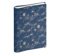 Exacompta - 136272E - Agenda de bolsillo SAD 13S Melina - 9 x 13 cm - Semana 16 meses - Septiembre 2023 a diciembre 2024 - Color azul confeti plateado