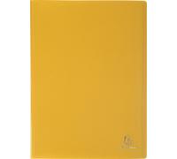 Exacompta, 15x fundas protectoras para documentos, fabricadas en polipropileno flexible, diseño OPAK, capacidad para 60 hojas A4, color amarillo, modelo 8539E