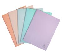 Exacompta, 15x fundas protectoras para documentos, material plástico semirrígido, capacidad para 60 hojas A4, surtido, modelo 88360E