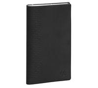 Exacompta - 172461E - Agenda de bolsillo semanal SAS 17 Winner - 9 x 17 cm - Funda extraíble suave al tacto - De septiembre de 2023 a agosto de 2024 - Color negro