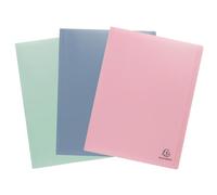 Exacompta 18 carpetas de fundas Autentik A4 20 fundas colores surtidos